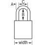 MASTER LOCK A1165KAMKW417GRN SAFETY PADLOCKS