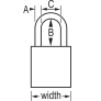 MASTER LOCK A1166GRN SAFETY PADLOCKS