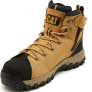 CAT P726004 THRESHOLD REBOUND ZIP WP CT WORK BOOTS, HONEY
