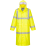 PORTWEST H445 HI-VIS RAIN COAT 122CM, YELLOW