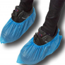PPESAFETY CPE DISPOSABLE SHOE COVER, BLUE