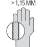 DELTA PLUS CHEMSAFE VV835 NITRILE GLOVE 35CM