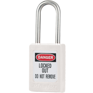 MASTER LOCK S33WHT GLOBAL ZENEX SNAP LOCK SAFETY PADLOCKS