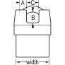 MASTER LOCK 6321 PROSERIES LAMINATED STEEL LOCK