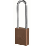 MASTER LOCK A1167BRN ANODIZED ALUMINUM SAFETY PADLOCKS