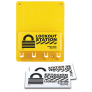 MASTER LOCK S1700 COMPACT LOCKOUT STATION, UNFILLED