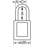 MASTER LOCK S31ORJ GLOBAL ZENEX SAFETY PADLOCKS