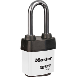 MASTER LOCK 6121LJWHT PROSERIES WEATHER TOUGH LAMINATED LOCK
